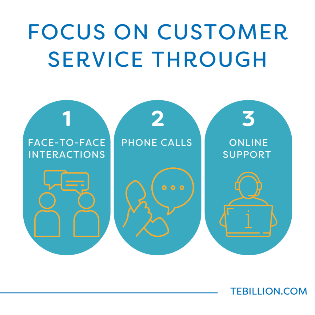 Focusing on customer service 