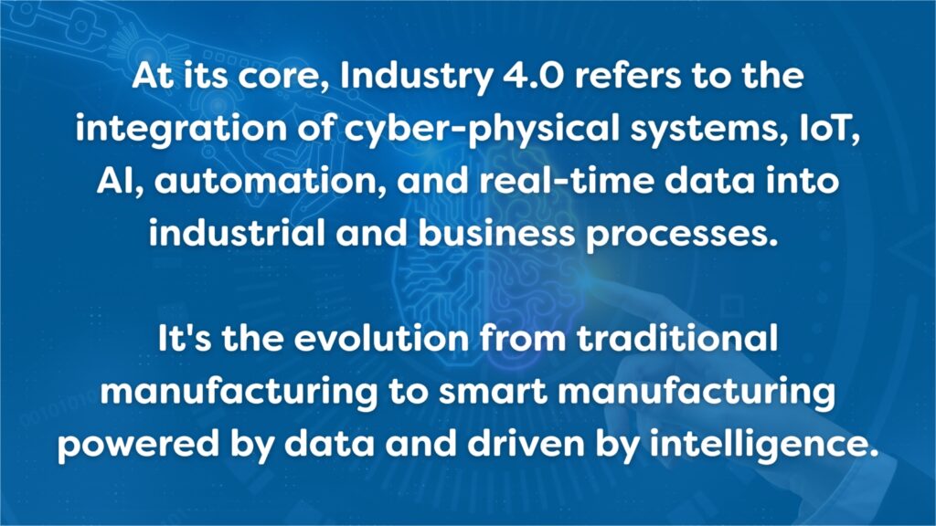 What does Industry 4.0 mean? 