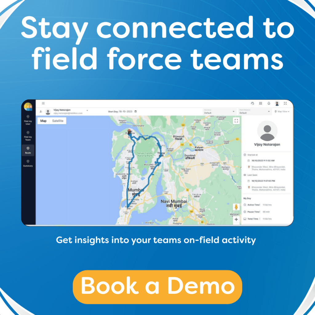Streamline workforce management with insights into field force sales 
